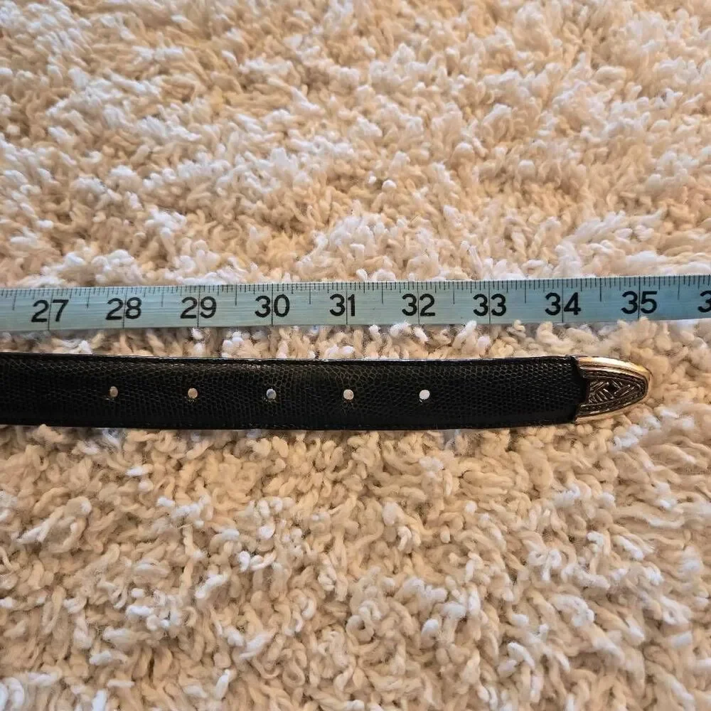 Brighton Dark Green Leather Belt  Medium
